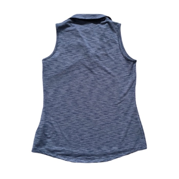 Adidas Space Dye Torrey Pines Sleeveless Golf Shirt Size Medium NWT - Picture 6 of 10